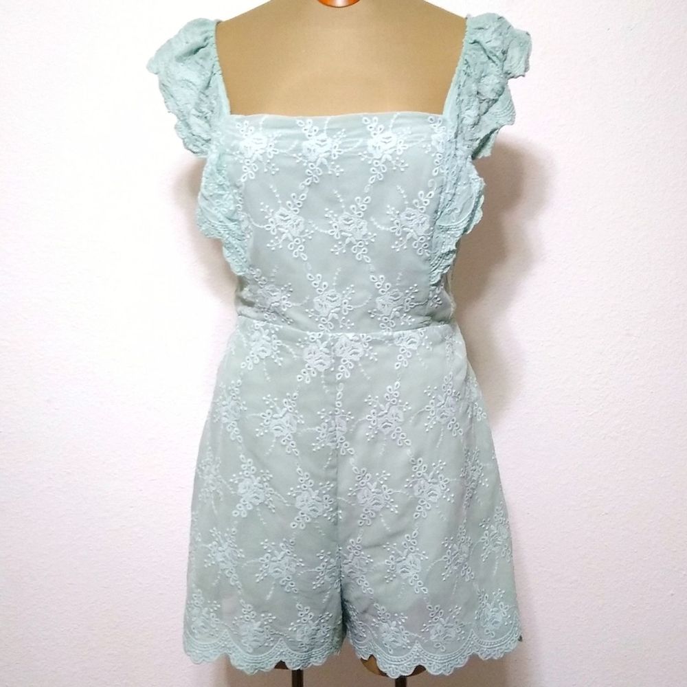 Lush embroidered romper